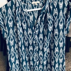 Pleione Printed Blouse